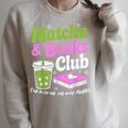 Matcha & Books Green Tea Lover ICES Matcha Latte Raglan Sleeve Sweatshirt Heather Forest Matcha & Books Green Tea Lover ICES Matcha Latte Raglan Sleeve Sweatshirt Heather Forest