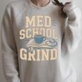Med School Grind Coffee Book Stethoscope Study Premium Tri-Blend Raglan Sleeve Sweatshirt Heather Forest Med School Grind Coffee Book Stethoscope Study Premium Tri-Blend Raglan Sleeve Sweatshirt Heather Forest