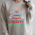 Merry Booksmas Librarian Library Book Reading Books Raglan Sleeve Sweatshirt Heather Forest Merry Booksmas Librarian Library Book Reading Books Raglan Sleeve Sweatshirt Heather Forest