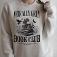 Morally Grey Book Club Skeleton Books Lover Bookworm Raglan Sleeve Sweatshirt Heather Forest Morally Grey Book Club Skeleton Books Lover Bookworm Raglan Sleeve Sweatshirt Heather Forest