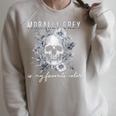 Morally Grey Is My Favorite Color Morally Grey Book Club Raglan Sleeve Sweatshirt Heather Forest