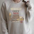 Morally Grey Men Reader Spicy Book Lover Raglan Sleeve Sweatshirt Heather Forest