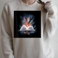 Motif With Magical Magic Book Raglan Sleeve Sweatshirt Heather Forest