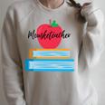 Mouseketeacher A Magical Apple And Books Theme For Teachers Raglan Sleeve Sweatshirt Heather Forest Mouseketeacher A Magical Apple And Books Theme For Teachers Raglan Sleeve Sweatshirt Heather Forest