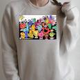 Mr Men Little Miss Retro Colourful Comic Book Scene Raglan Sleeve Sweatshirt Heather Forest Mr Men Little Miss Retro Colourful Comic Book Scene Raglan Sleeve Sweatshirt Heather Forest