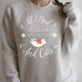 All I Need Are Books And Cats Introvert Raglan Sleeve Sweatshirt Heather Forest