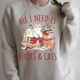 All I Need Is Books And Cats Valentines Day Reading Bookworm Raglan Sleeve Sweatshirt Heather Forest All I Need Is Books And Cats Valentines Day Reading Bookworm Raglan Sleeve Sweatshirt Heather Forest