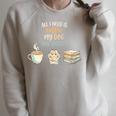 All I Need Is Coffee My Dog And Books Bookworm Dogs Raglan Sleeve Sweatshirt Heather Forest All I Need Is Coffee My Dog And Books Bookworm Dogs Raglan Sleeve Sweatshirt Heather Forest