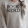 Nerd Book For Enthusiastic Book Readers And Book Lovers Raglan Sleeve Sweatshirt Heather Forest
