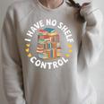 i Have No Shelf Control Book Lovers Book Reading Cute Book Raglan Sleeve Sweatshirt Heather Forest