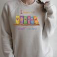 I Have No Shelf Control Shirt Book Lover Librarian Raglan Sleeve Sweatshirt Heather Forest