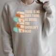 No Thing As Books You Shouldn't Read Banned Books Reader Raglan Sleeve Sweatshirt Heather Forest No Thing As Books You Shouldn't Read Banned Books Reader Raglan Sleeve Sweatshirt Heather Forest