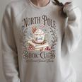 North Pole Readers Club Bookish Xmas Santa Book Reading Raglan Sleeve Sweatshirt Heather Forest North Pole Readers Club Bookish Xmas Santa Book Reading Raglan Sleeve Sweatshirt Heather Forest