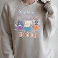 Nothing Beats Reading Book Librarian Rock Paper Scissors Raglan Sleeve Sweatshirt Heather Forest Nothing Beats Reading Book Librarian Rock Paper Scissors Raglan Sleeve Sweatshirt Heather Forest