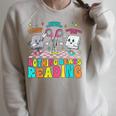 Nothing Beats Reading Cute Rock Paper Scissors Book Lover Raglan Sleeve Sweatshirt Heather Forest Nothing Beats Reading Cute Rock Paper Scissors Book Lover Raglan Sleeve Sweatshirt Heather Forest