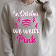 In October We Wear Pink Breast Cancer Awareness Books Lover Raglan Sleeve Sweatshirt Heather Forest In October We Wear Pink Breast Cancer Awareness Books Lover Raglan Sleeve Sweatshirt Heather Forest