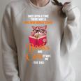 Once Upon a Time There Was a Girl Who Really Loved Books And Raglan Sleeve Sweatshirt Heather Forest