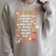 One Does Not Stop Buying Books Just Because There Is No More Raglan Sleeve Sweatshirt Heather Forest