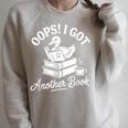 Oops I Got Another Book Goose Goose Reader Raglan Sleeve Sweatshirt Heather Forest