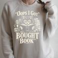 Oops I Got Bought Book Reading Cat Bibliophile Reader Raglan Sleeve Sweatshirt Heather Forest Oops I Got Bought Book Reading Cat Bibliophile Reader Raglan Sleeve Sweatshirt Heather Forest