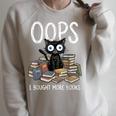 Oops I Bought More Books Raglan Sleeve Sweatshirt Heather Forest