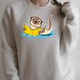 Otter Reading Bookaholics Sea Otter And Book Lover Raglan Sleeve Sweatshirt Heather Forest Otter Reading Bookaholics Sea Otter And Book Lover Raglan Sleeve Sweatshirt Heather Forest