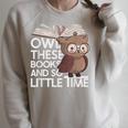 Owl These Books And So Little Time Bookworm & Book Lover Raglan Sleeve Sweatshirt Heather Forest Owl These Books And So Little Time Bookworm & Book Lover Raglan Sleeve Sweatshirt Heather Forest