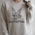 Owls And Books Reading Forest Animal Raglan Sleeve Sweatshirt Heather Forest