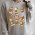 Owls Reading Books Owl Bird Lover Raglan Sleeve Sweatshirt Heather Forest Owls Reading Books Owl Bird Lover Raglan Sleeve Sweatshirt Heather Forest