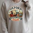 Oxford Mississippi Literary Center Book Lover Vintage Premium Tri-Blend Raglan Sleeve Sweatshirt Heather Forest