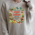 Plant & Book Lover Gardener If You Have A Garden & A Library Raglan Sleeve Sweatshirt Heather Forest Plant & Book Lover Gardener If You Have A Garden & A Library Raglan Sleeve Sweatshirt Heather Forest