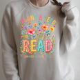 Plant A Seed Read Library Summer Reading 2026 Floral Book Raglan Sleeve Sweatshirt Heather Forest Plant A Seed Read Library Summer Reading 2026 Floral Book Raglan Sleeve Sweatshirt Heather Forest