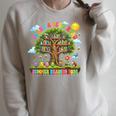 Plant A Seed Read Summer Reading 2026 Book Tree Raglan Sleeve Sweatshirt Heather Forest