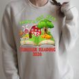 Plant A Seed Read Summer Reading 2026 Kids Library Book Farm Raglan Sleeve Sweatshirt Heather Forest