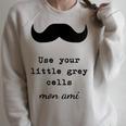 POIROT USE YOUR LITTLE GREY CELLS BOOKS Raglan Sleeve Sweatshirt Heather Forest POIROT USE YOUR LITTLE GREY CELLS BOOKS Raglan Sleeve Sweatshirt Heather Forest