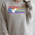 Pro America Pro Acceptance Pro Science Pro Equality Pro Book Raglan Sleeve Sweatshirt Heather Forest