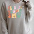 Probably Reading Smut Retro Spicy Romance Books Smut Reader Raglan Sleeve Sweatshirt Heather Forest Probably Reading Smut Retro Spicy Romance Books Smut Reader Raglan Sleeve Sweatshirt Heather Forest