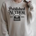 Published Author Writer 2026 New Book Novel Writing Premium Tri-Blend Raglan Sleeve Sweatshirt Heather Forest