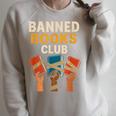Read Banned Books Club Freely Anti-Censorship Librarian Raglan Sleeve Sweatshirt Heather Forest