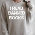 I Read Banned Books Raglan Sleeve Sweatshirt Heather Forest