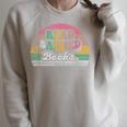 Read Banned Books Retro Style Graphic Raglan Sleeve Sweatshirt Heather Forest