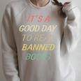 I Read Banned Books Week Read Banned Books Raglan Sleeve Sweatshirt Heather Forest