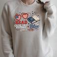 Read Blue Since 1776 Patriotic Book Lovers 4th Of July Raglan Sleeve Sweatshirt Heather Forest