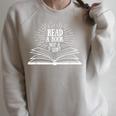 Read A Book Not A Raglan Sleeve Sweatshirt Heather Forest