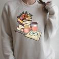 Read Books Drink Coffee For Women Premium Tri-Blend Raglan Sleeve Sweatshirt Heather Forest