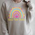 Read More Books English Teacher Rainbow Raglan Sleeve Sweatshirt Heather Forest