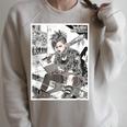 Read Books Fight Fascists Punk Girl Raglan Sleeve Sweatshirt Heather Forest