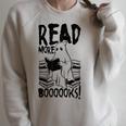Read More Books Ghost Halloween Reading Teacher Literacy Raglan Sleeve Sweatshirt Heather Forest Read More Books Ghost Halloween Reading Teacher Literacy Raglan Sleeve Sweatshirt Heather Forest