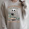Read Books Be Kind Stay Weird Skeleton Reading Book Lover Raglan Sleeve Sweatshirt Heather Forest Read Books Be Kind Stay Weird Skeleton Reading Book Lover Raglan Sleeve Sweatshirt Heather Forest