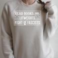 Read Books Lift Weights Fight Fascists Reading Meme Fitness Raglan Sleeve Sweatshirt Heather Forest Read Books Lift Weights Fight Fascists Reading Meme Fitness Raglan Sleeve Sweatshirt Heather Forest
